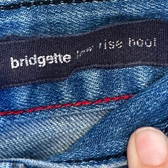 Paper Denim & Cloth Brigette Floral Pocket Stitching Flared Boho Bootcut Jeans - Picture 8 of 12